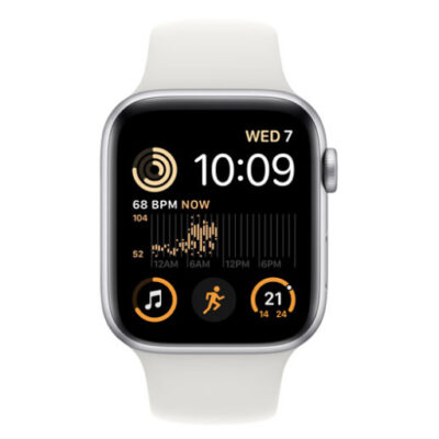 Apple Watch SE (GPS) 40mm Starlight – White Band (2022)